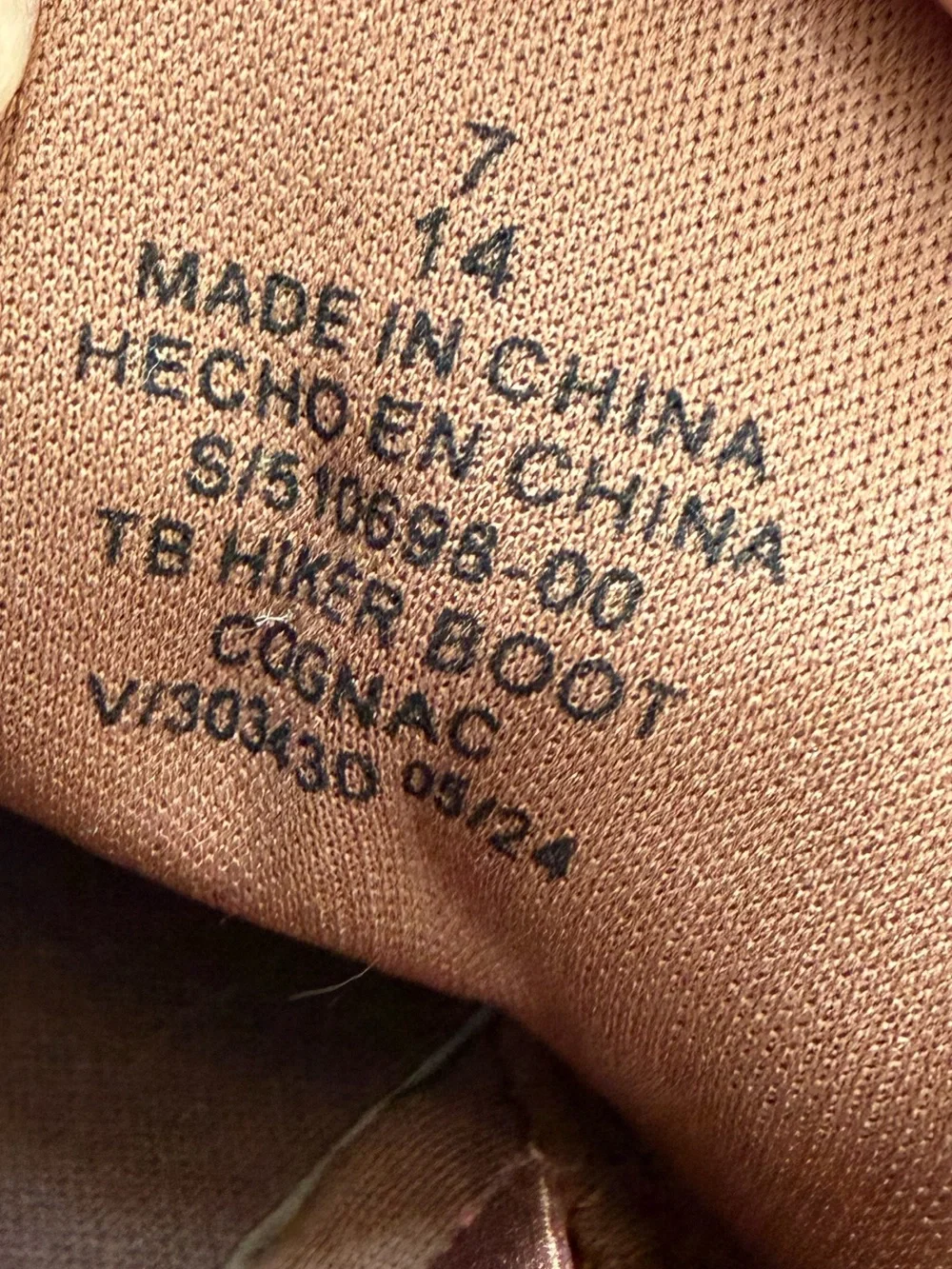 Old Navy Hiker Boot in Cognac, toddler size 7